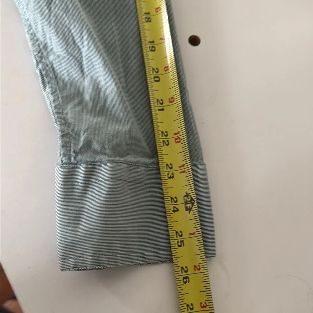 Banana Republic Green Western Slim Fit Casual Button Down Shirt #209